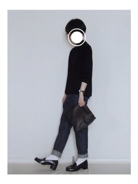 「BEAMS BOY（ビームスボーイ）のアイテム（パンツ）」を使った、zua.さん（レディース・157cm）の秋コーディネート