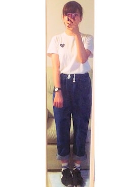 「STYLENANDA」｜Kazusaさん（レディース・156cm）の夏コーディネート