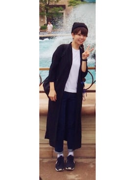 「MONKI（モンキ）のアイテム（テーラードジャケット）」を使った、Kazusaさん（レディース・156cm）の秋コーディネート