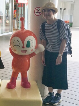 「MONKI」｜「アイテム（アナログ腕時計）」を使った、Karenさん（レディース・158cm）の冬コーディネート