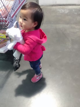 「costco」｜Bonu🎈さん（キッズ・90cm）の冬コーディネート