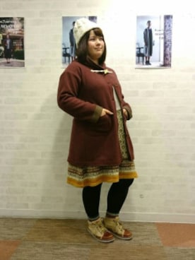 「Wordtrobe（ワードトローブ）のアイテム」を使った、❀Miyuki❀さん（レディース・158cm）の秋コーディネート