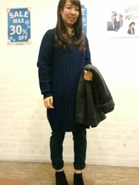 「Wordtrobe（ワードトローブ）のアイテム」を使った、❀Miyuki❀さん（レディース・158cm）の冬コーディネート