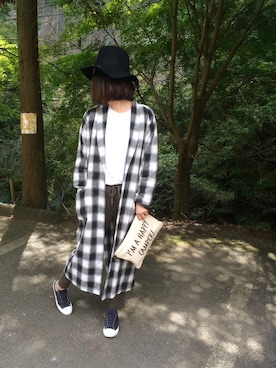 「ロングガウン」｜「アイテム（その他）」を使った、maminnieさん（レディース・170cm）の秋コーディネート