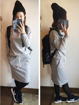 maminnieさん（レディース・170cm）の冬コーディネート