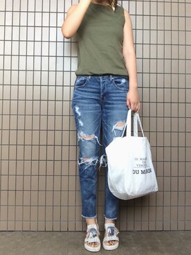 maminnieさん（レディース・170cm）の夏コーディネート