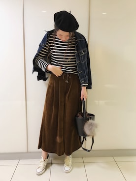 maminnieさん（レディース・170cm）の秋コーディネート