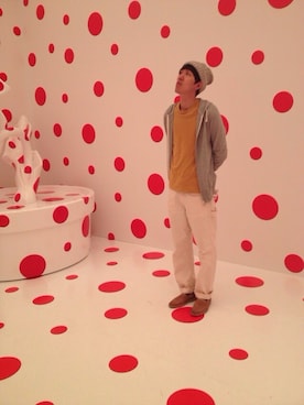 「STANDARD James Perse（スタンダードジェームスパース）のアイテム（トップス）」を使った、蚊取り豚。さん（メンズ・184cm）の秋コーディネート