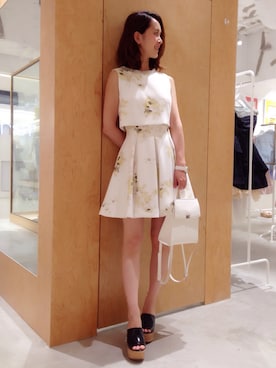 「snidel」｜shizuka ishiguroさん（レディース・162cm）の夏コーディネート