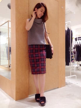 「snidel」｜「アイテム（バッグ）」を使った、shizuka ishiguroさん（レディース・162cm）の夏コーディネート