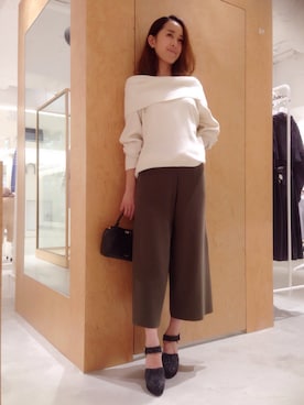 「snidel」｜「アイテム（バッグ）」を使った、shizuka ishiguroさん（レディース・162cm）の秋コーディネート