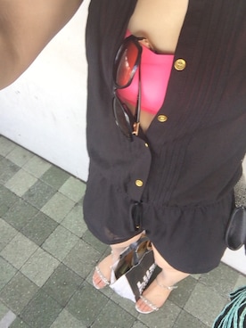 「CECIL McBEE（セシルマクビー）のアイテム（つなぎ/オールインワン）」を使った、Sayuri さん（レディース・162cm）の冬コーディネート