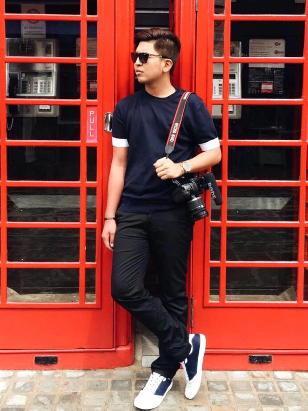 「Zalora、zalorahk、ZaloraxWear、ZALORAxWEARstylesquad、zaloramy、zalora×wear、guyswithstyle、WEARBOOKエントリー、ootd、ootdhk」｜「ZARA MANのアイテム（Tシャツ/カットソー、その他）」を使った、Marky Regaladoさん（メンズ・175cm）の春コーディネートの1枚目の写真