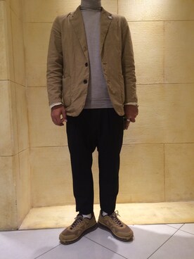 H.Satoさん（メンズ・167cm）の秋コーディネート