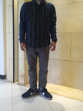 H.Satoさん（メンズ・167cm）の秋コーディネート