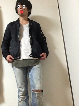 「TOGA（トーガ）のアイテム（トップス）」を使った、kazuさん（メンズ・173cm）の秋コーディネート