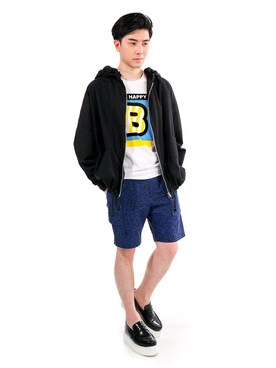 「CHEAP MONDAY（チープマンデイ）のアイテム（その他アウター）」を使った、barrettbottさん（メンズ・168cm）の秋コーディネート