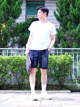 「PRADA（プラダ）のアイテム（その他シューズ）」を使った、barrettbottさん（メンズ・168cm）の春コーディネート
