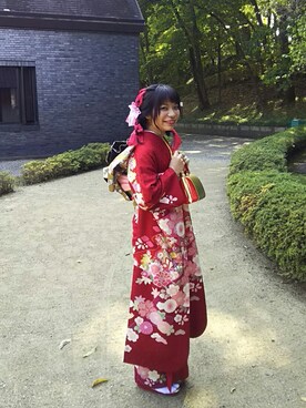 「スピンドル」｜「アイテム（その他）」を使った、YUMIさん（レディース・161cm）の秋コーディネート