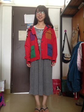 黄禧瑶さん（レディース・158cm）の夏コーディネート