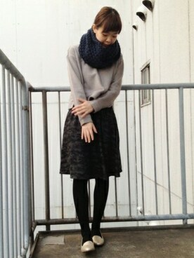 おかださん（レディース・164cm）の冬コーディネート