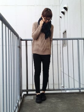 おかださん(レディース・164cm)の冬コーディネート