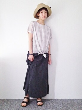 おかださん(レディース・164cm)の夏コーディネート