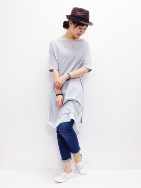 おかださん（レディース・164cm）の夏コーディネート