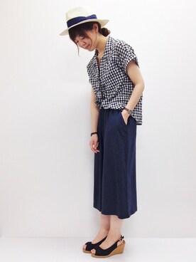 おかださん（レディース・164cm）の夏コーディネート