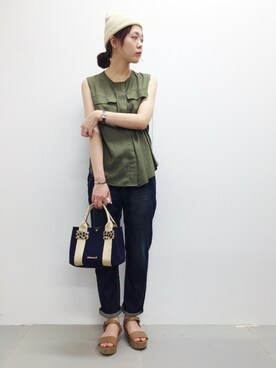 おかださん（レディース・164cm）の夏コーディネート