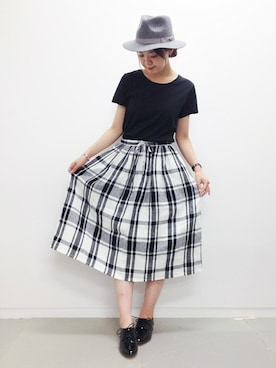 おかださん（レディース・164cm）の夏コーディネート