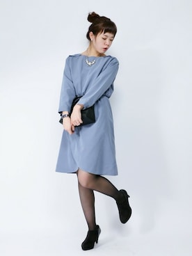 「VENCEEXCHANGE（ヴァンスエクスチェンジ）のアイテム」を使った、おかださん（レディース・164cm）の秋コーディネート