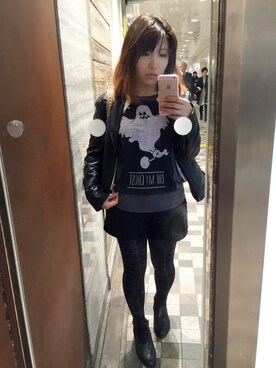 「halloween」｜「アイテム（ブーティ）」を使った、みりさん（レディース・153cm）の秋コーディネート