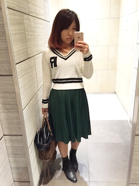 「つかれた」｜みりさん（レディース・153cm）の秋コーディネート