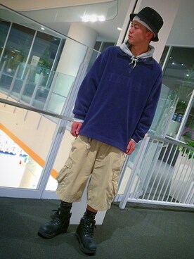 「TOMMY HILFIGER（トミーヒルフィガー）のアイテム（その他アウター）」を使った、YUTAROさん（メンズ・178cm）の冬コーディネート
