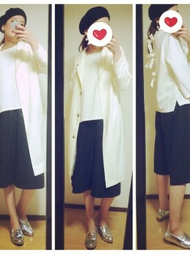 「MERCURYDUO（マーキュリーデュオ）のアイテム（その他シューズ）」を使った、haruharu0907さん（レディース・165cm）の春コーディネート