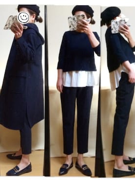 「授業参観」｜「アイテム（ジャケット/アウター）」を使った、haruharu0907さん（レディース・165cm）の冬コーディネート