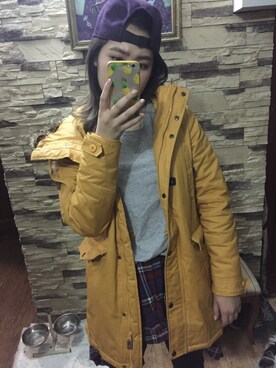 「PULL&BEAR（プルアンドベア）のアイテム（その他アウター）」を使った、Alissa Kさん（レディース・168cm）の秋コーディネート