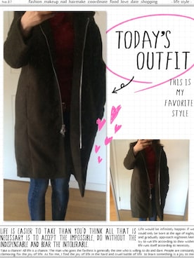 「冬のSALEで買いました！（アウター）」｜「アイテム（その他アウター）」を使った、kayoさん（レディース・164cm）の冬コーディネート