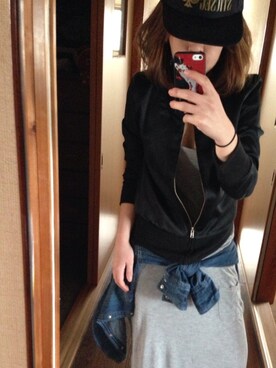「SMACK ENGINEER（スマックエンジニア）のアイテム（帽子）」を使った、my304さん（レディース・157cm）の春コーディネート