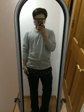 「F.C.R.B.（エフシーアールビー）のアイテム（ウォレットチェーン）」を使った、オクシンさん（メンズ・170cm）の秋コーディネート