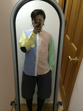 「GENERAL RESEARCH（ジェネラルリサーチ）のアイテム（パンツ）」を使った、オクシンさん（メンズ・170cm）の秋コーディネート