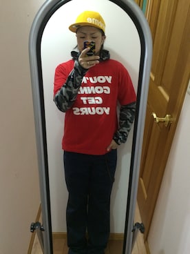 「F.C.R.B.（エフシーアールビー）のアイテム（ウォレットチェーン）」を使った、オクシンさん（メンズ・170cm）の冬コーディネート