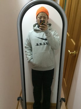 「F.C.R.B.（エフシーアールビー）のアイテム（ウォレットチェーン）」を使った、オクシンさん（メンズ・170cm）の春コーディネート
