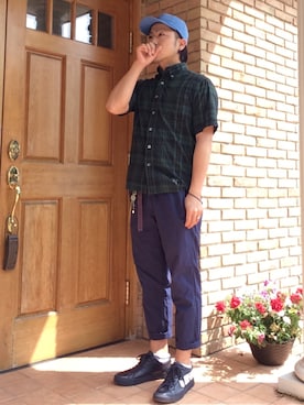 「uniform experiment」｜「アイテム（アクセサリー）」を使った、オクシンさん（メンズ・170cm）の夏コーディネート