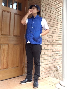 「SILVANO MAZZA（シルバノマッツァ）のアイテム」を使った、オクシンさん（メンズ・170cm）の秋コーディネート