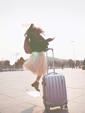 卢皙安さんのコーディネート