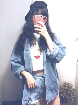 卢皙安さんのコーディネート