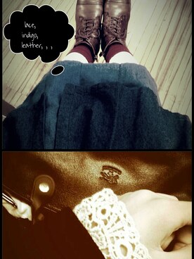 あおいさん（レディース・159cm）の冬コーディネート