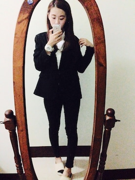 「NET（ネット）のアイテム（フォーマルスーツ/小物）」を使った、Dream👻さん（レディース・169cm）の夏コーディネート